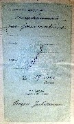 Grandparents; Julia Szechy (Szecsi) Passport
occupation of the travler ( az utazo allasa vagy foglalkozdsa )
Domicile Tiszavid
Age 19
Szesci Jul
Traveling from ( voyagent en (allant a) ) (French )